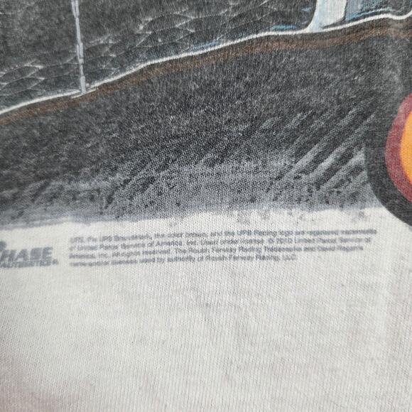 Chase SZ XL White Cotton Tee Shirt David Ragan Graphic NASCAR Causal - Picture 6 of 6
